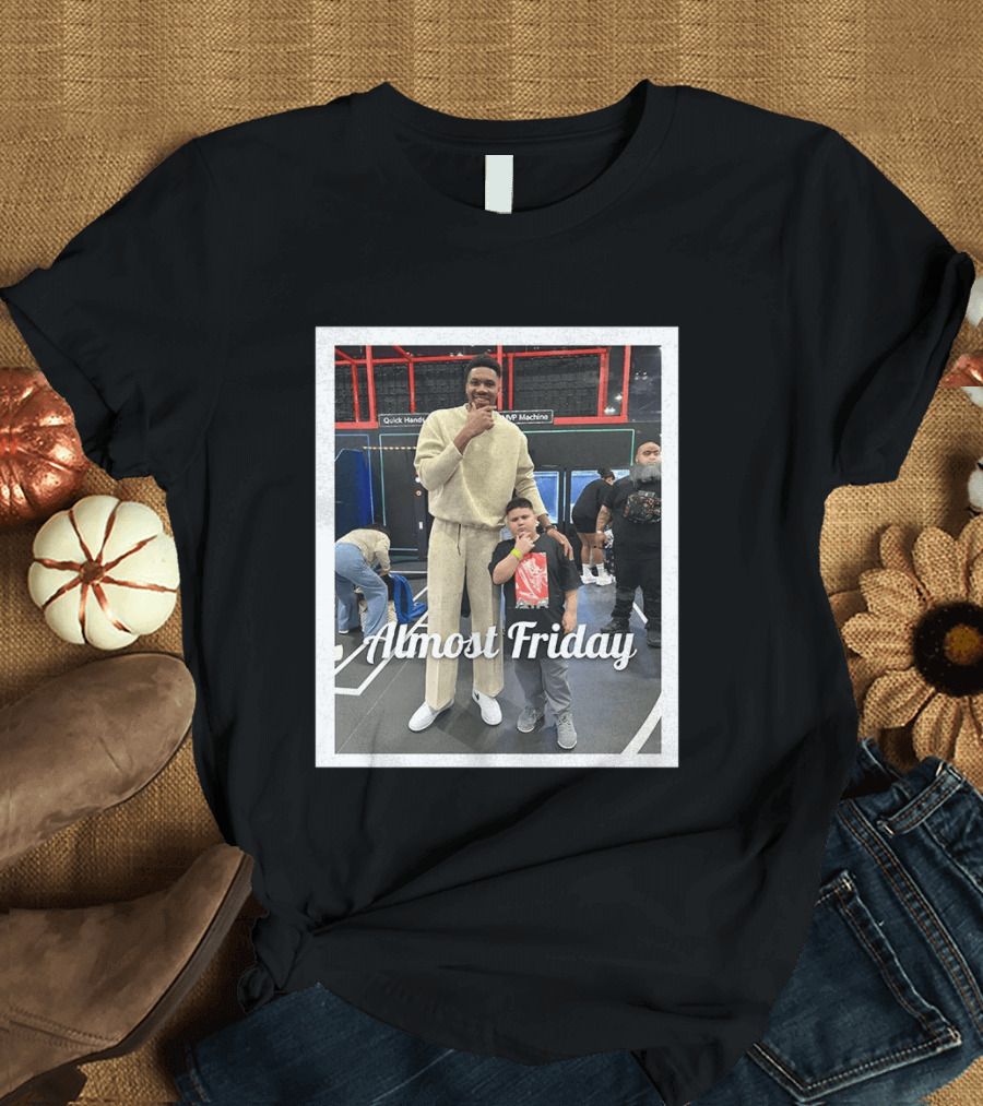 Rizzler Giannis Almost Friday MVP Machine T-Shirt