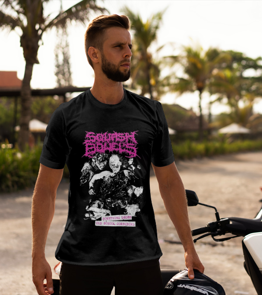 Squash Bowels Something Gross Old School Goregrind Pink Psychotic Gore T-Shirt