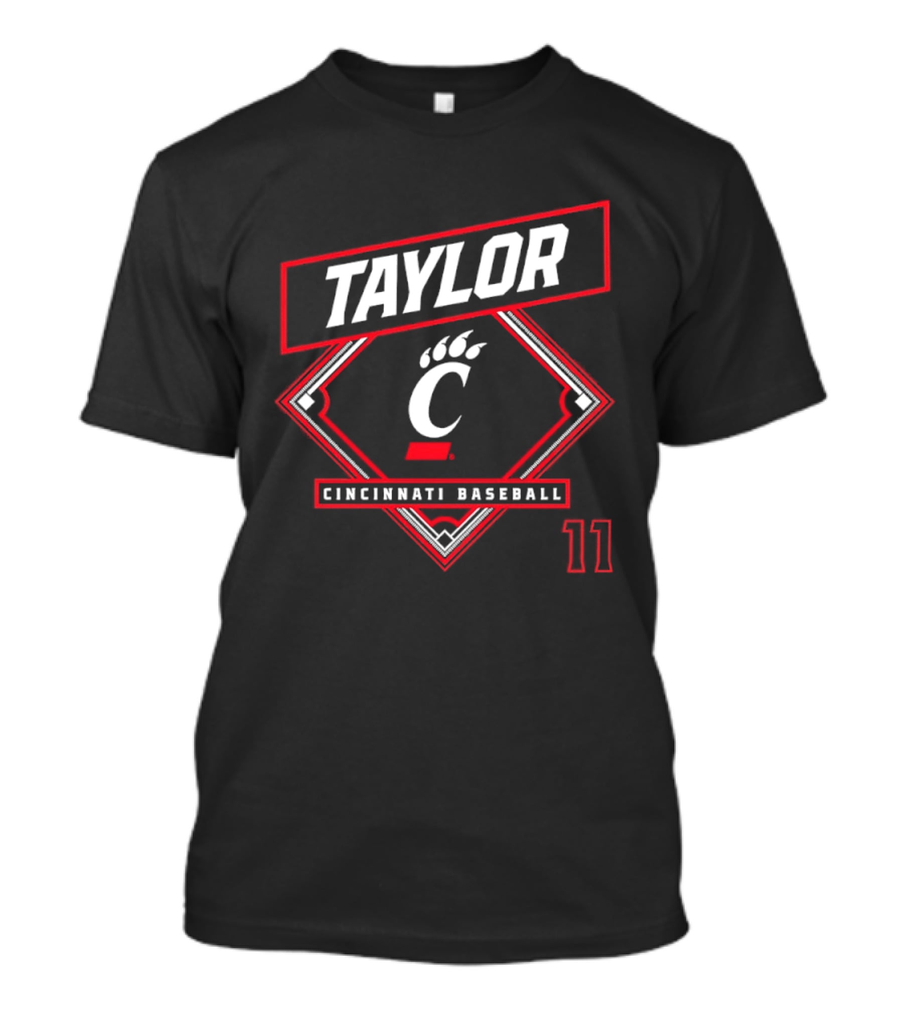 Cincinnati Bearcats Baseball Taylor 11 T-Shirt