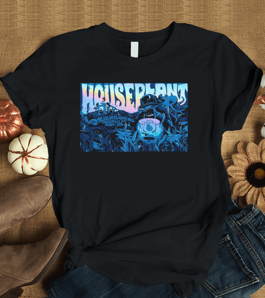 Houseplant Headliners Music Hall Louisville KY March 7 2026 Underwater Diver T-Shirt