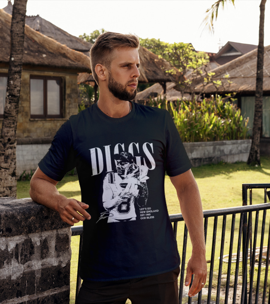 Diggs Let's Go New England Est 1960 God Bless T-Shirt