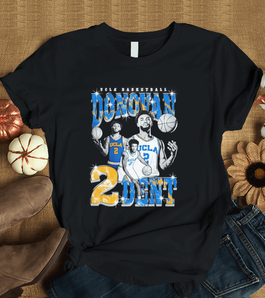 Donovan Dent 2 UCLA Bruins Basketball Player Vintage Team Spirit T-Shirt