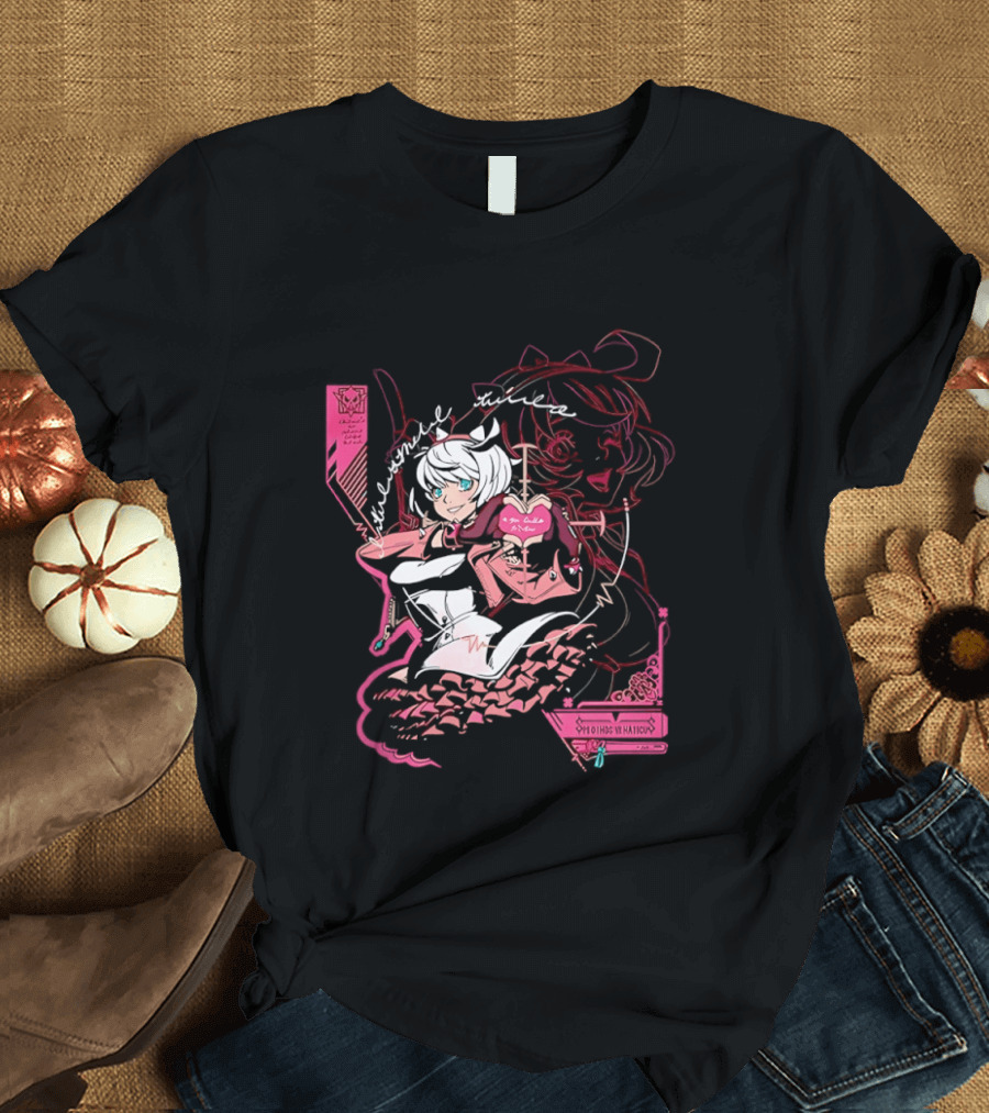Elphelt Valentine Guilty Strive Eighty Sixed Valentines Day Gaming Character Floral T-Shirt