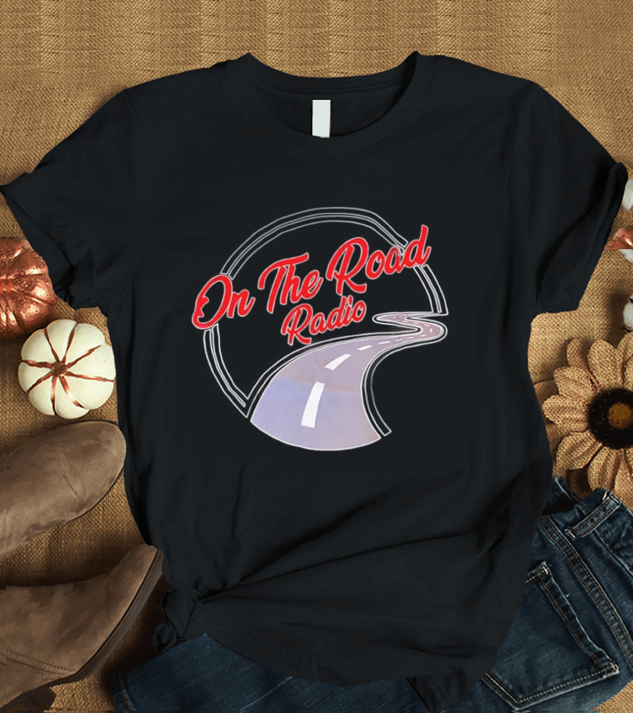 On The Road Radio Winding Highway Adventure T-Shirt