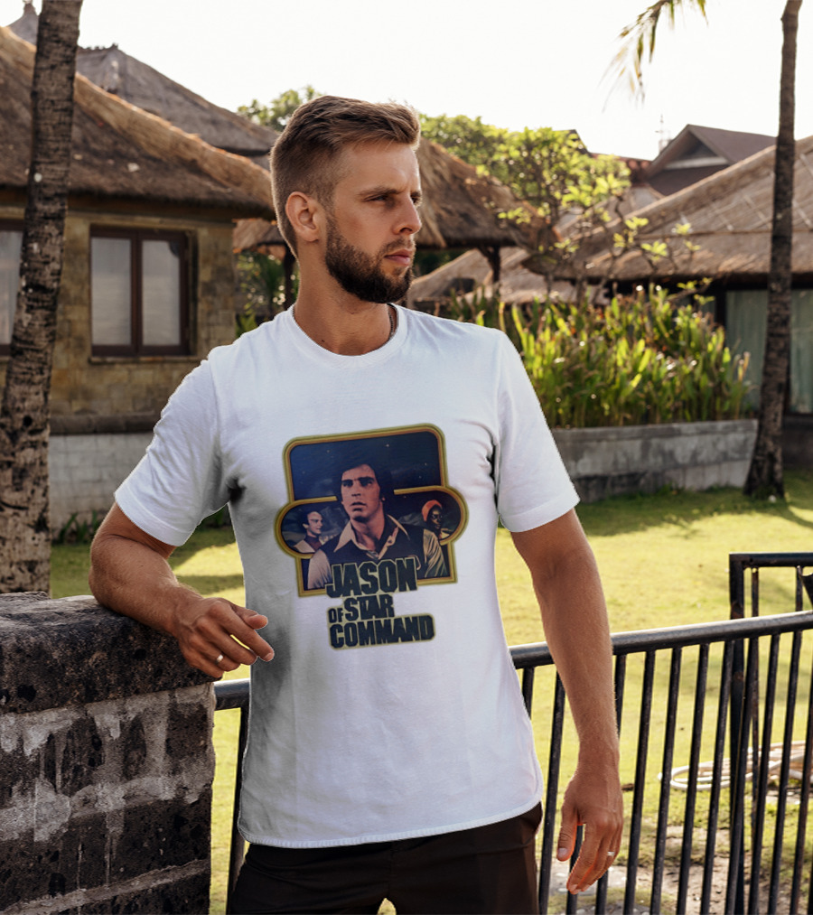 Jason Of Star Command Retro Sci Fi Series Iconic Ensemble T-Shirt