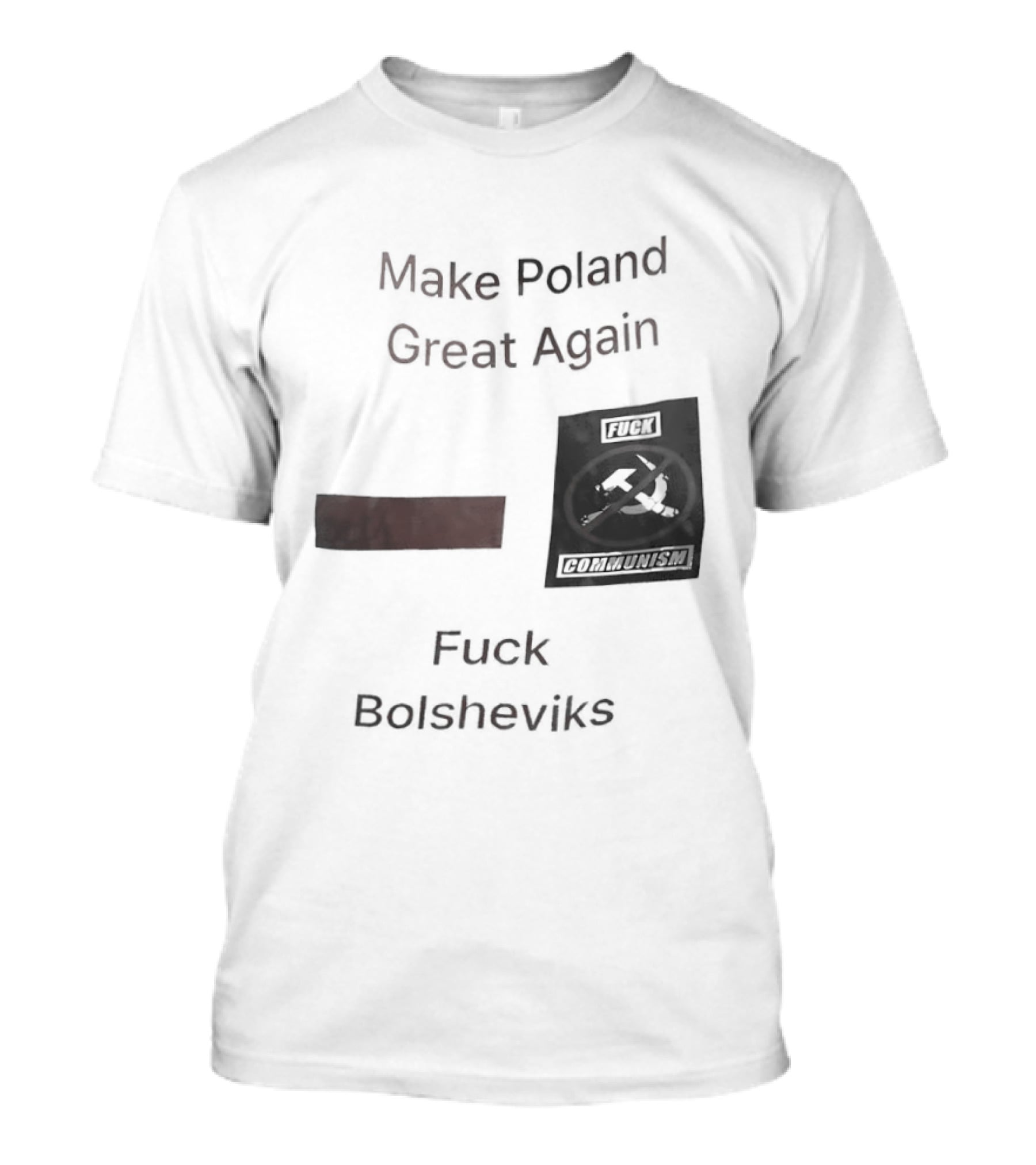 Make Poland Great Again Fck Bolsheviks Red And Black T-Shirt