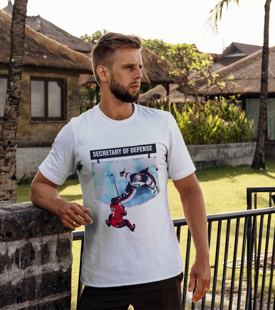 Secretary Of Defense USA Hockey Goalie Epic Save Faceoff T-Shirt