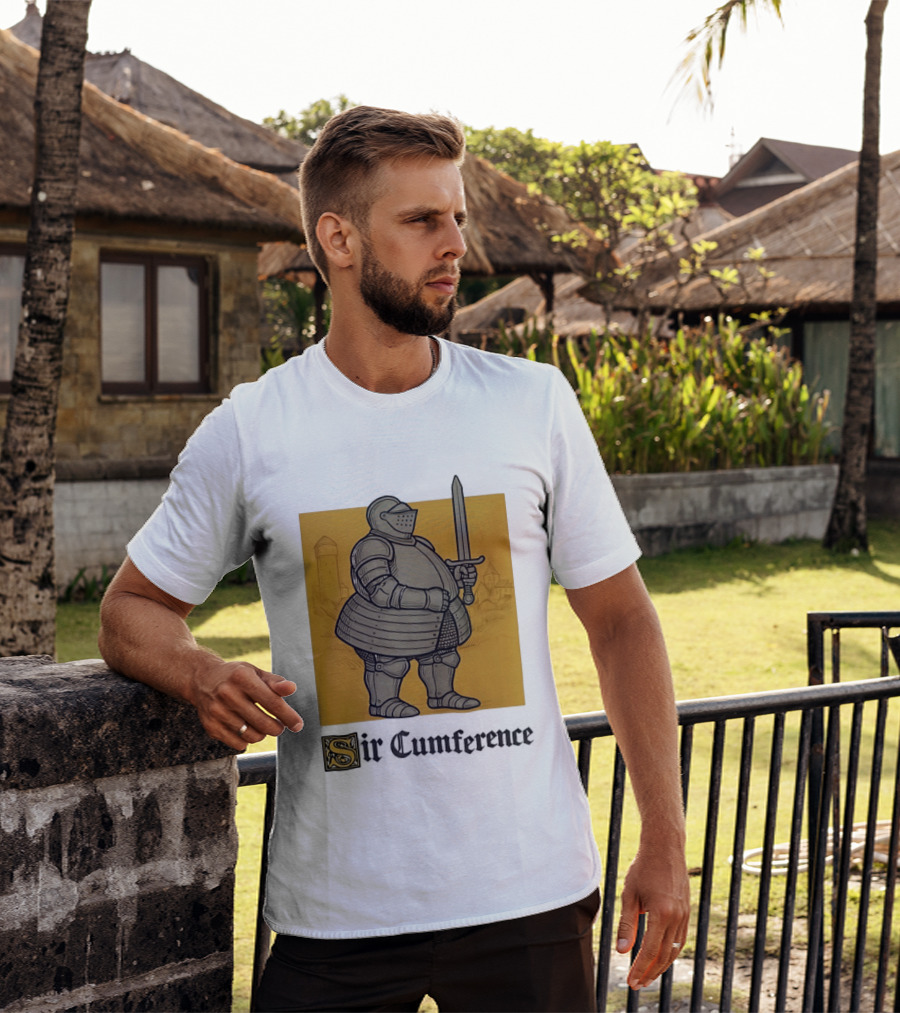Sir Cumference Chubby Medieval Soldier Holding Sword T-Shirt