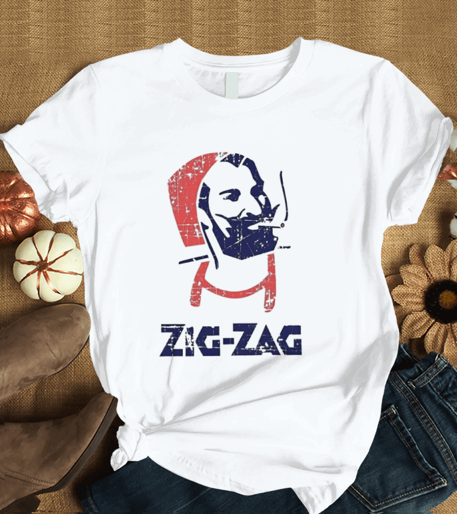 Zig Zag Rolling Papers Cigarette Mocking T-Shirt