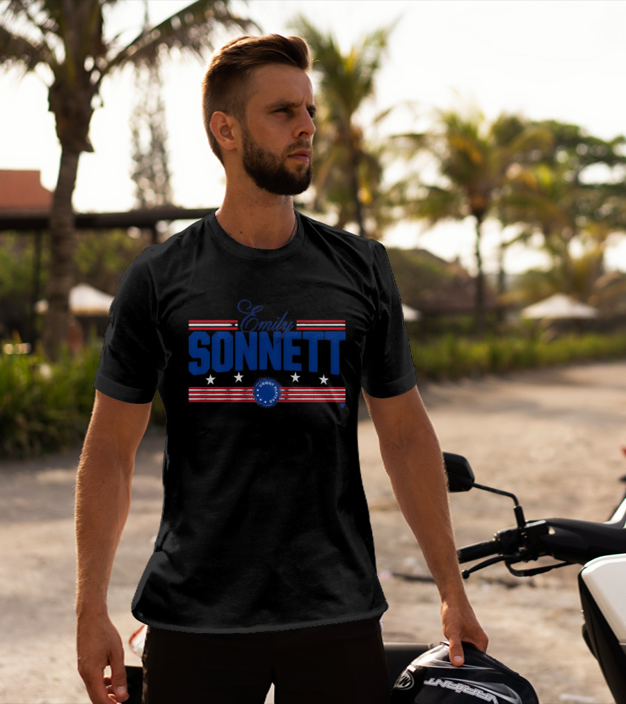 Emily Sonnett USWNT Players Stars Stripes T-Shirt