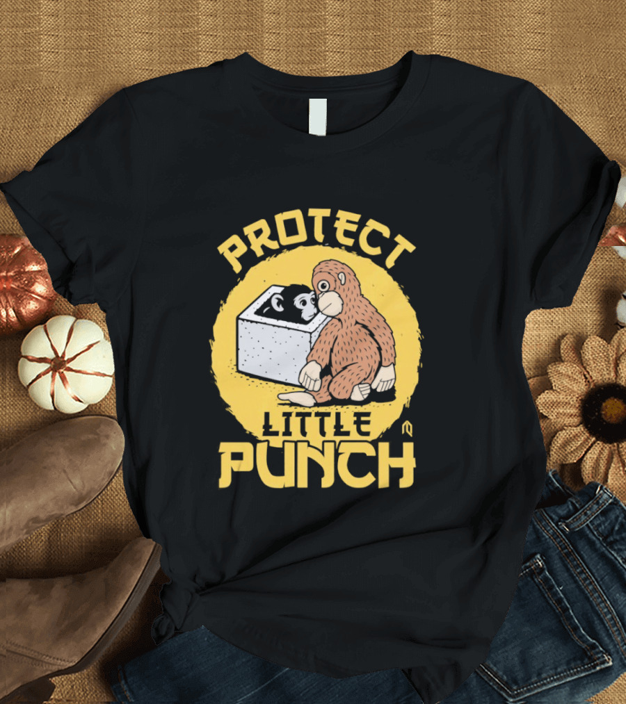 Protect Little Punch The Monkey T-Shirt