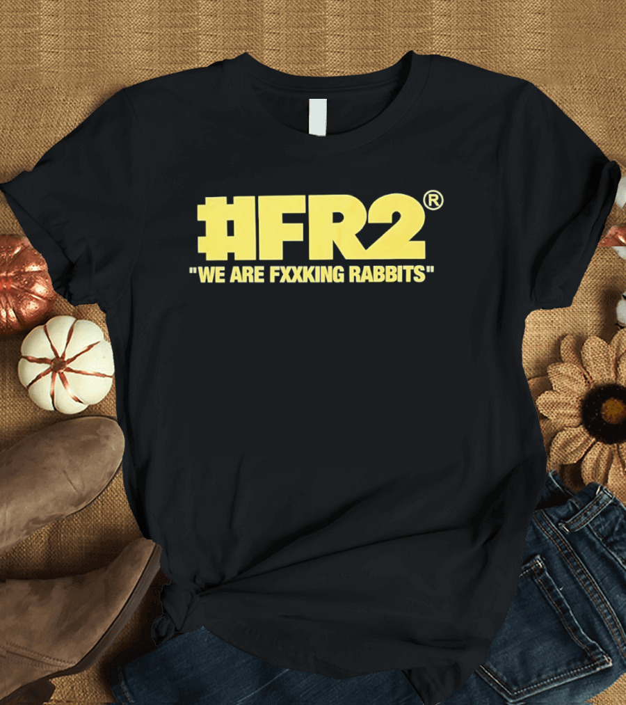 FR2 We Are Fxxking Rabbits Yellow T-Shirt