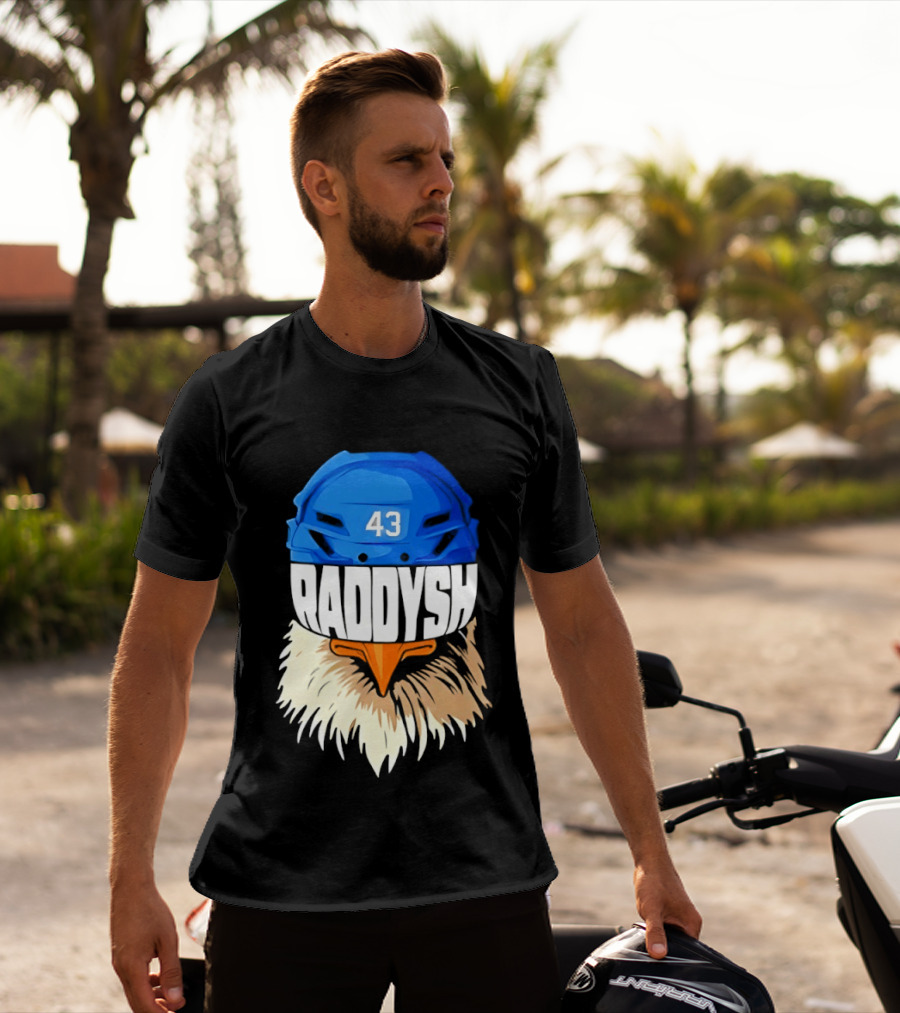 Tampa Bay Lightning Raddysh Bald Eagle 43 Helmet T-Shirt