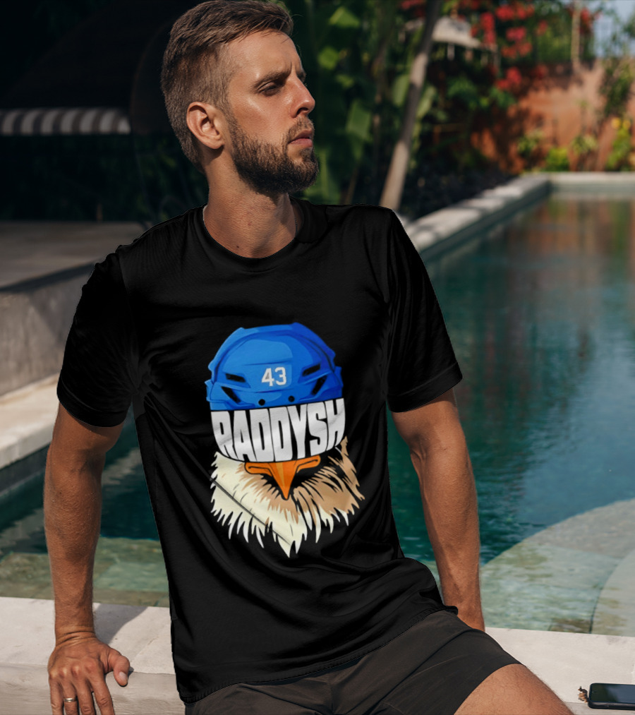 Tampa Bay Lightning Raddysh Bald Eagle 43 Helmet T-Shirt