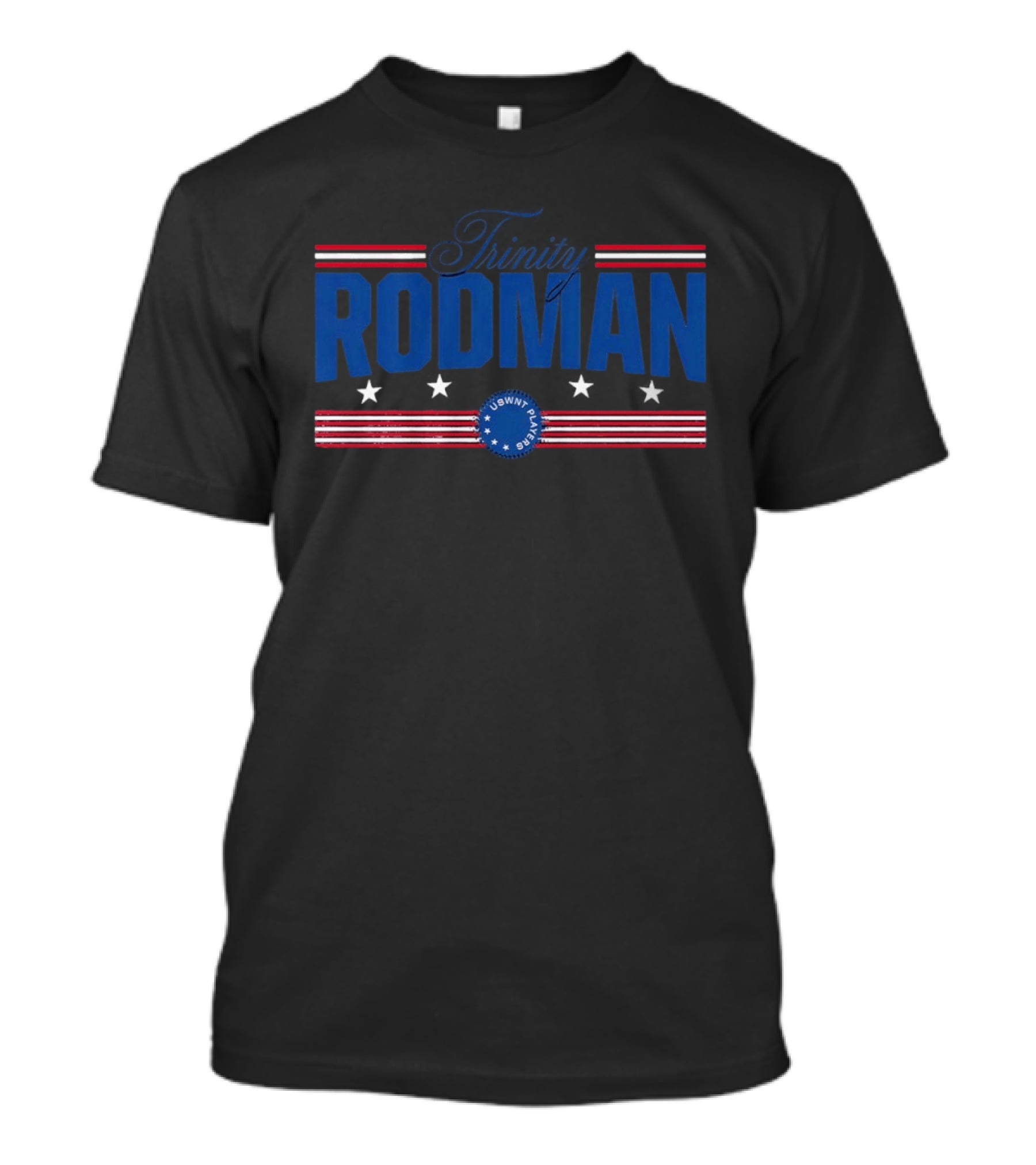 Trinity Rodman USWNT Player Stars And Stripes T-Shirt