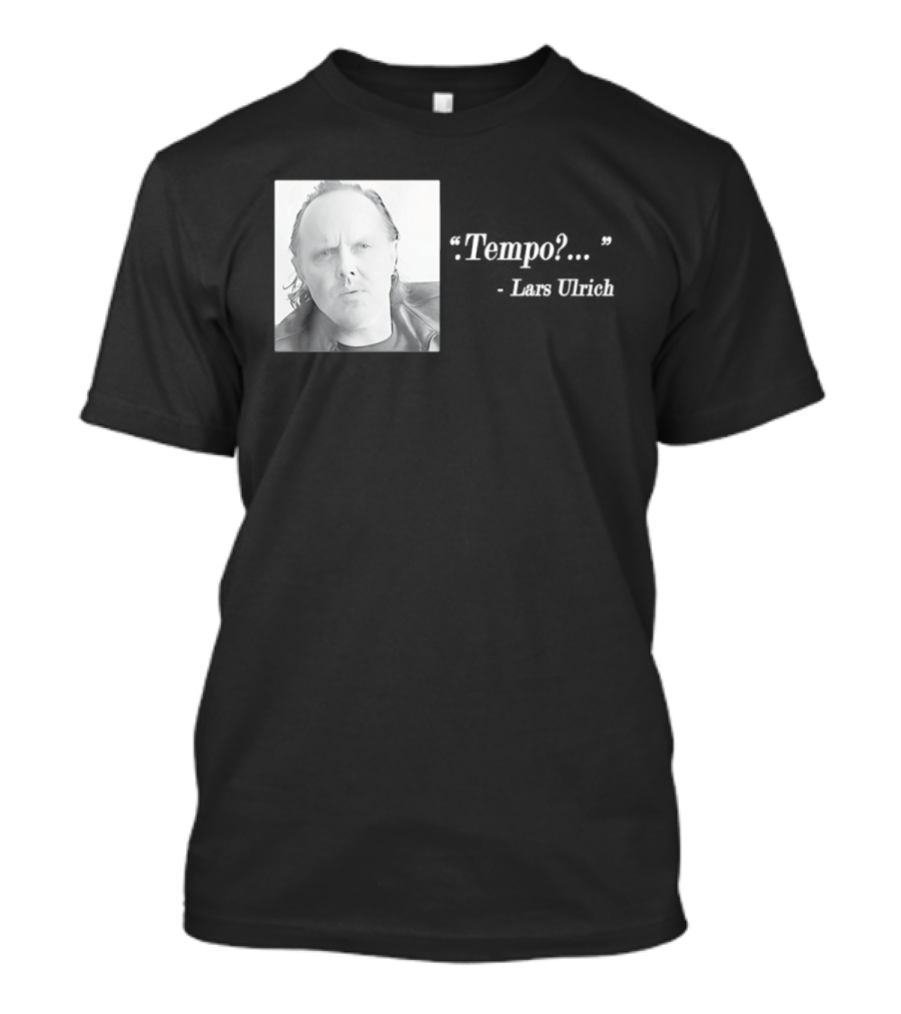 Lars Ulrich Tempo Vintage Style Photo T-Shirt