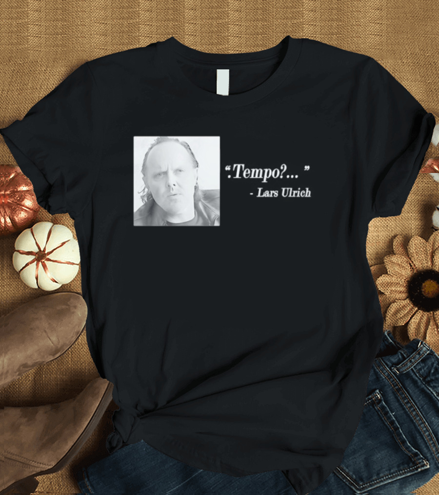 Lars Ulrich Tempo Vintage Style Photo T-Shirt