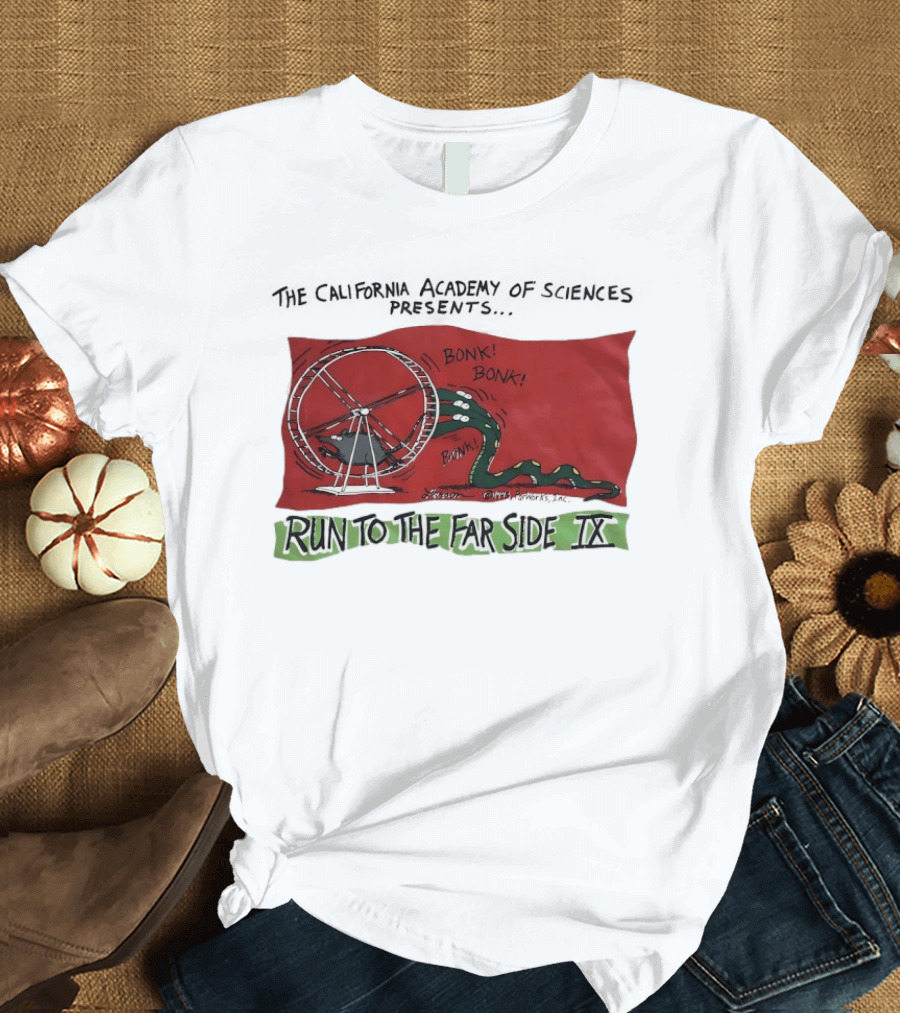 The California Academy Of Sciences Presents Run To The Far Side IX Bonk! Bonk! T-Shirt