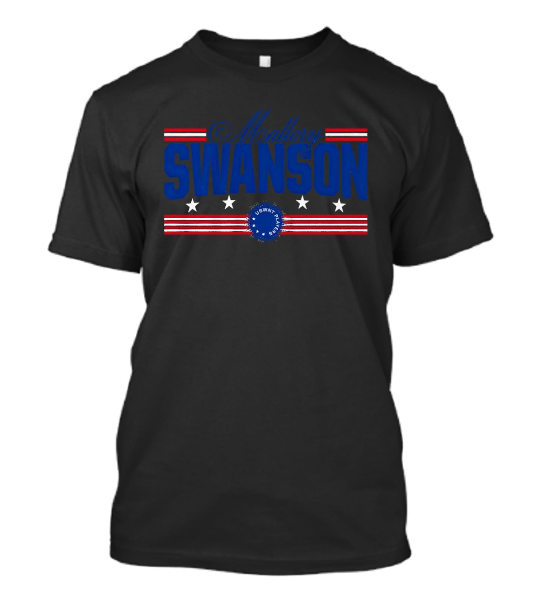 Mallory Swanson USWNT Player Stars And Stripes T-Shirt