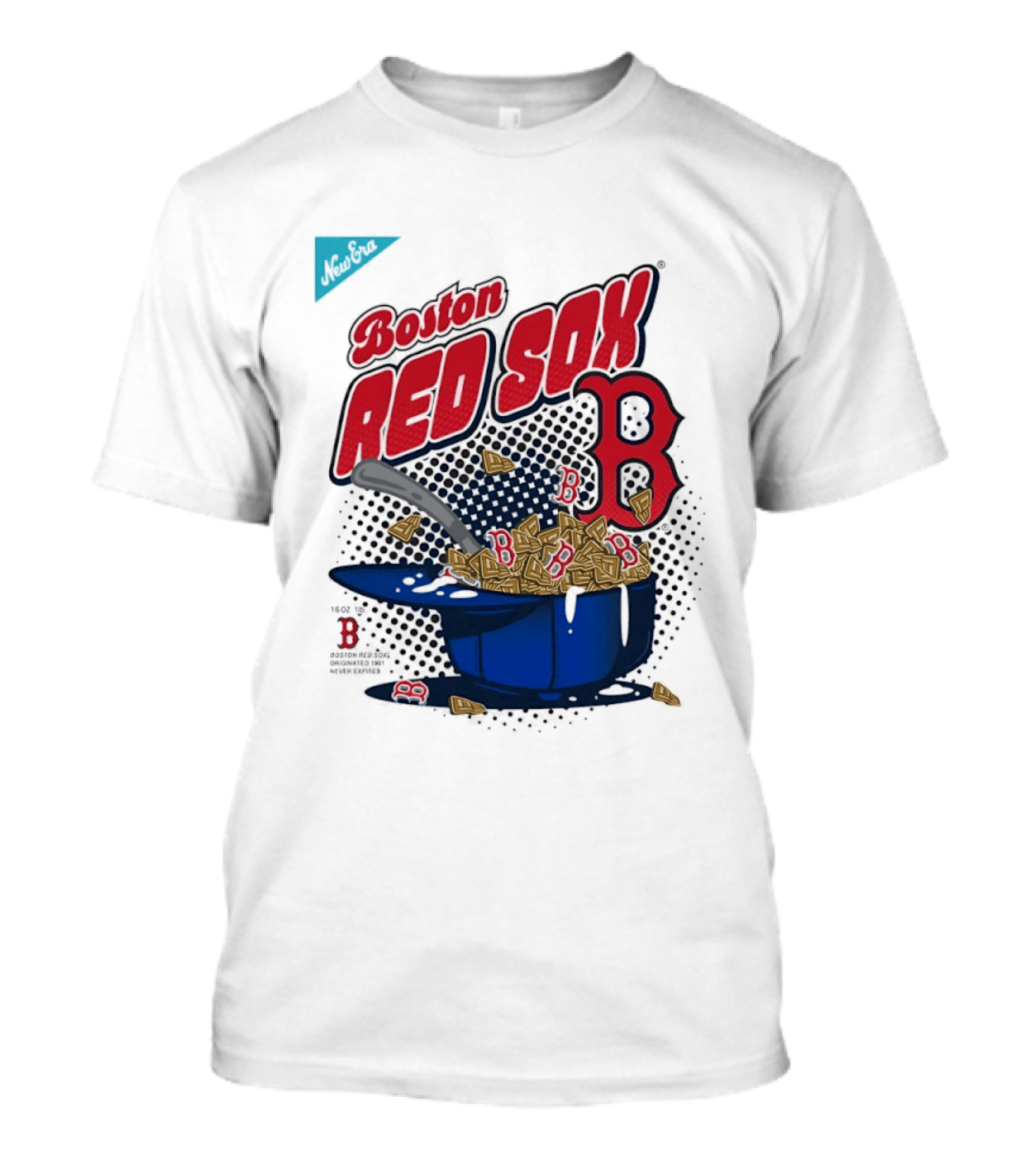 Boston Red Sox B Cap With Cereal Bowl T-Shirt