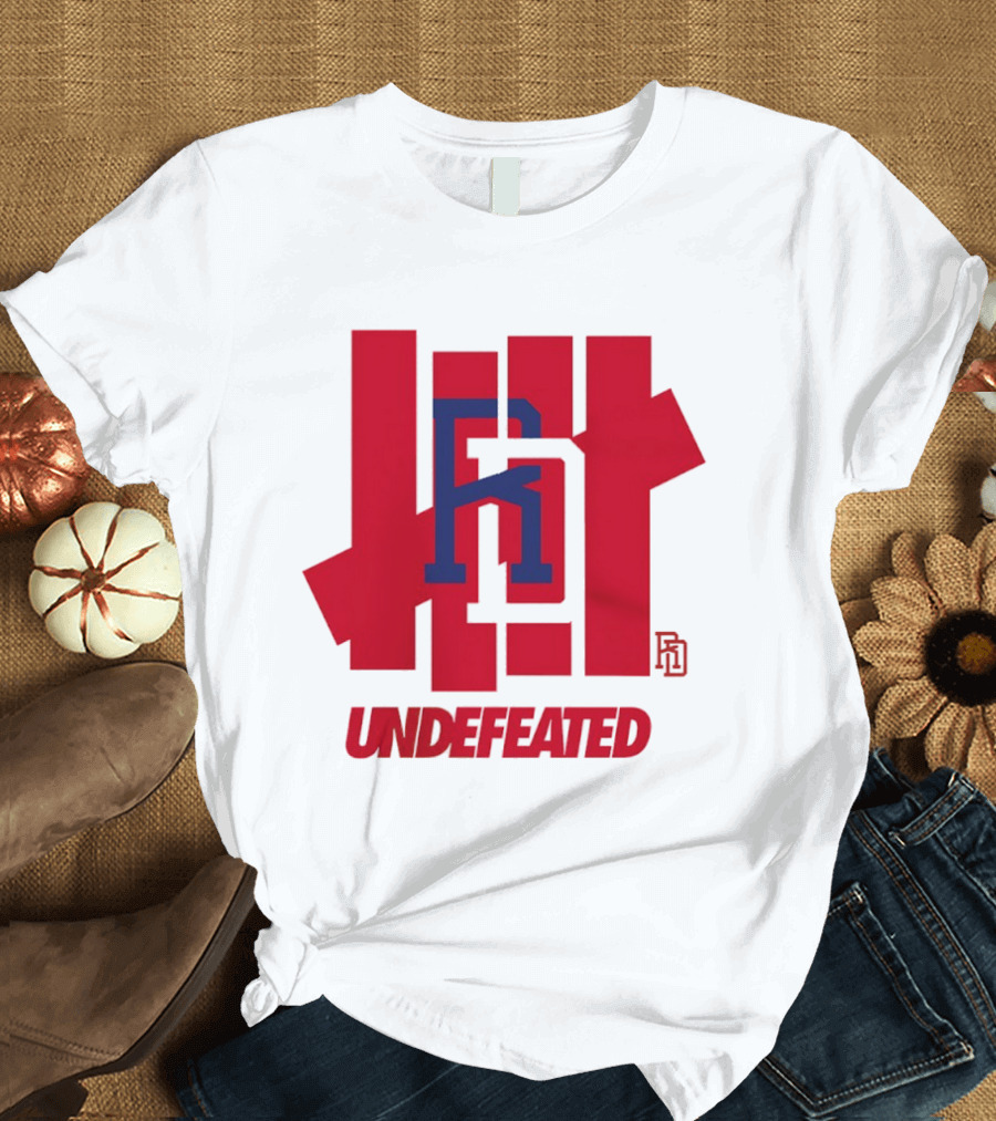 Dominican Republic Baseball RD Undefeated Red Blue T-Shirt