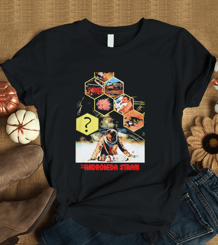 The Andromeda Strain Hexagonal Imagery And Mystery T-Shirt