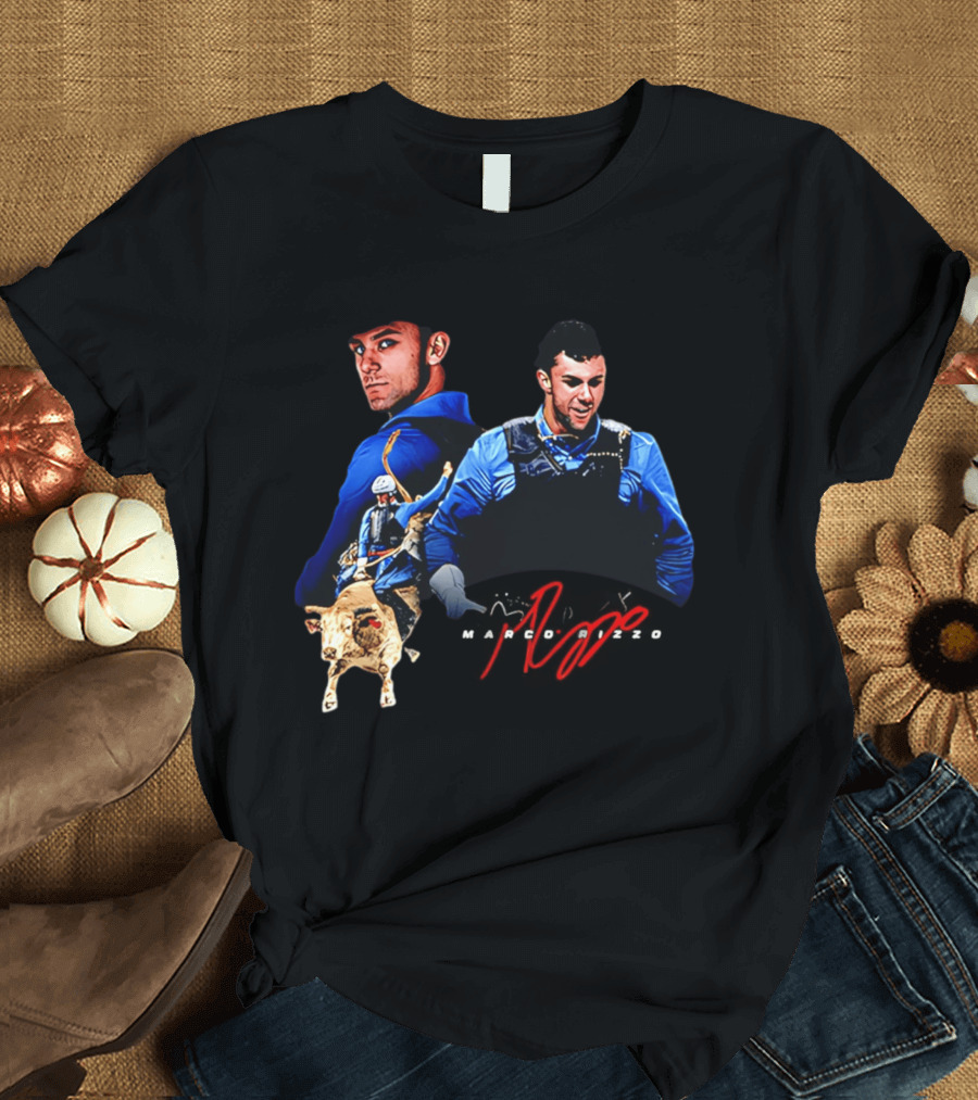 Marco Rizzo Bull Rider Champion Moment T-Shirt