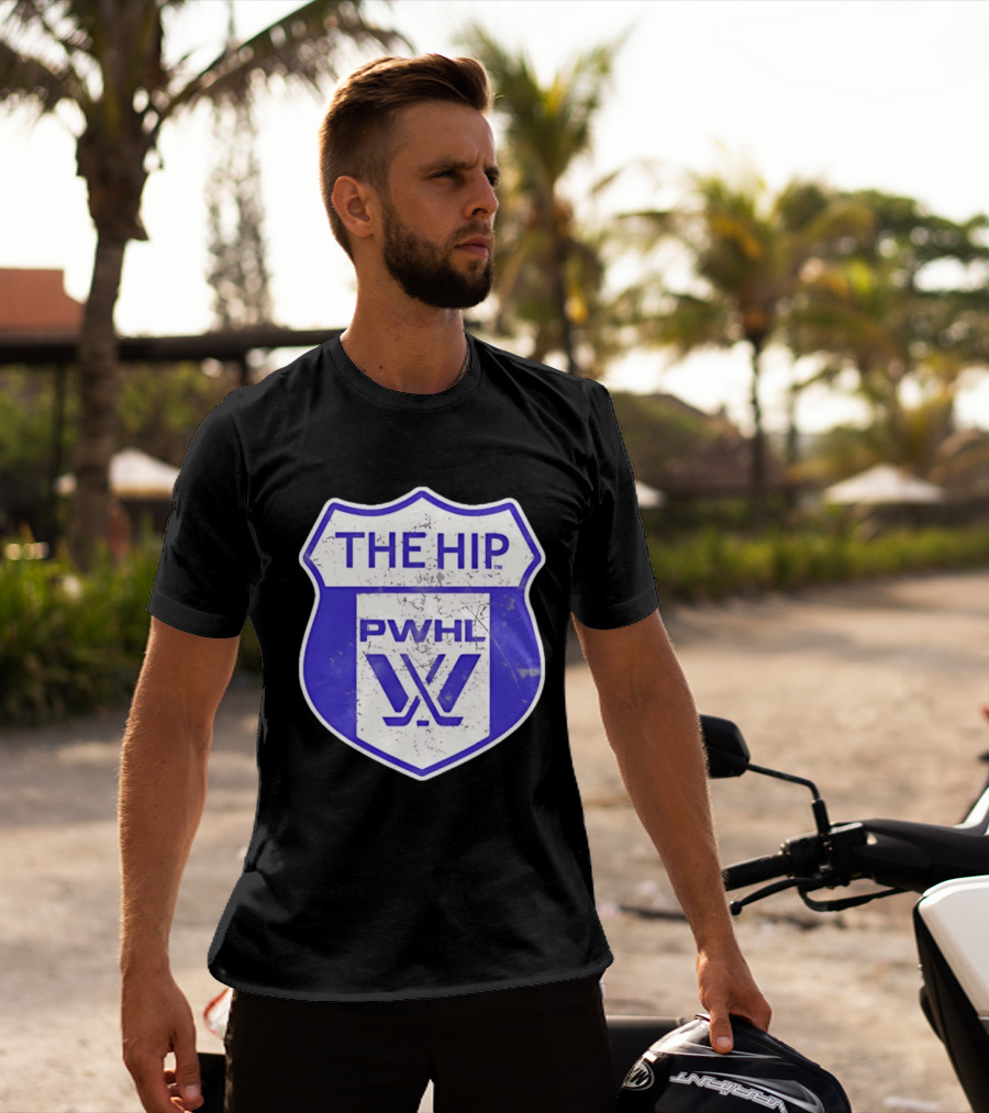 The Hip PWHL Hockey Badge Crest T-Shirt