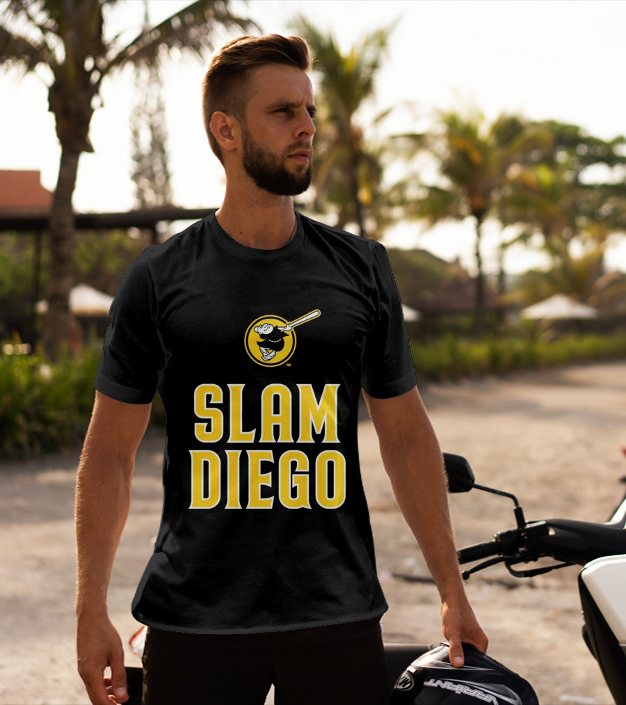 San Diego Padres Slam Diego Baseball Bat T-Shirt