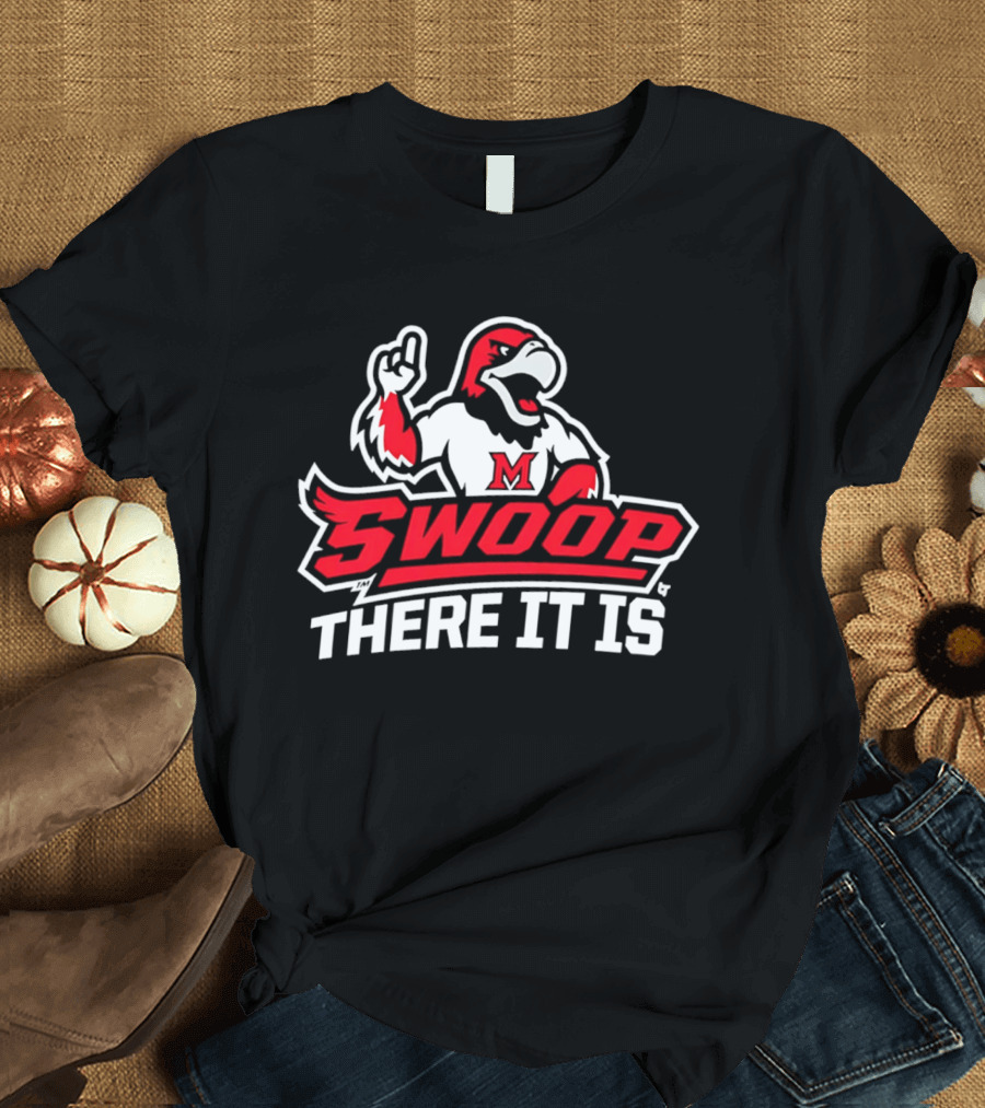 Miami RedHawks Swoop There It Is M Logo 2026 T-Shirt