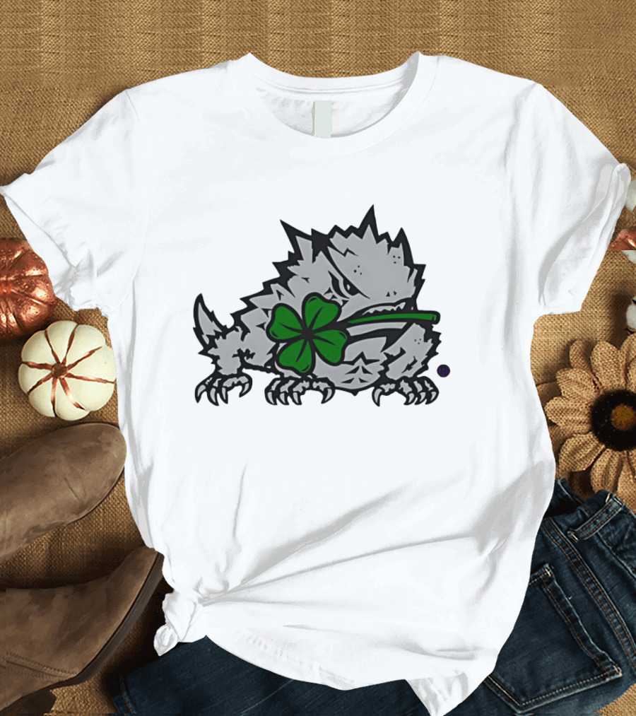 TCU Horned Frogs Shamrock St Patrick's Day Celebration T-Shirt