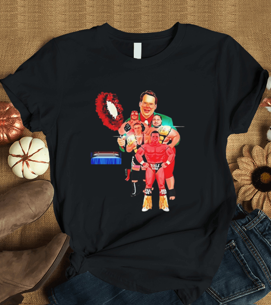 Camp Cornette 90s Wrestling Roster Vintage Collectible T-Shirt