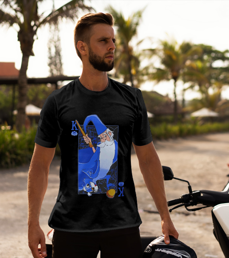 Merlin The Sword In The Stone Higitus Figitus King Card T-Shirt