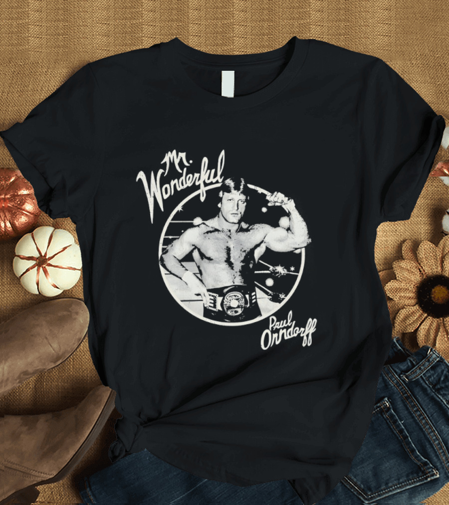 Paul Orndorff Mr Wonderful Championship Wrestler T-Shirt