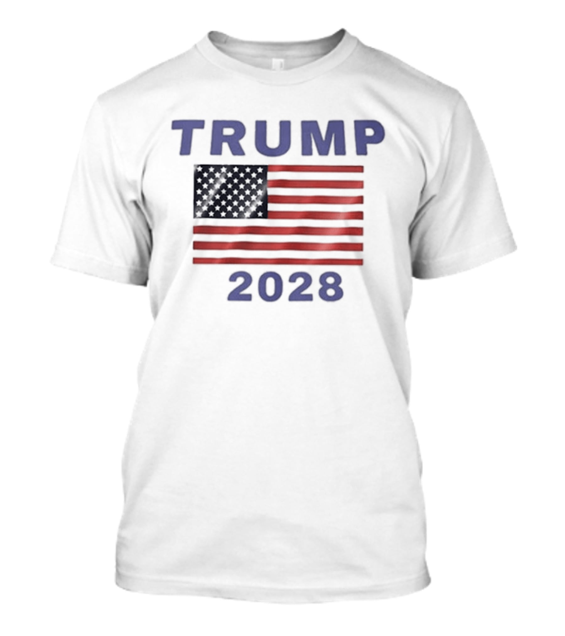 Lorena Hale Zimmerman Trump 2028 American Flag T-Shirt