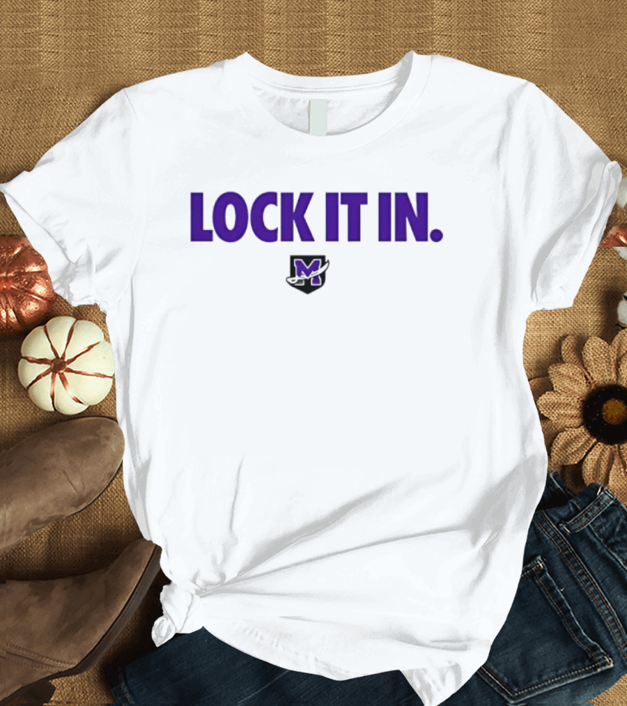 Mount Union Purple Raiders Lock It T-Shirt