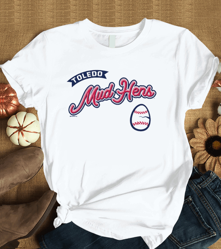 Toledo Mud Hens Baseball Egg Shape Team T-Shirt