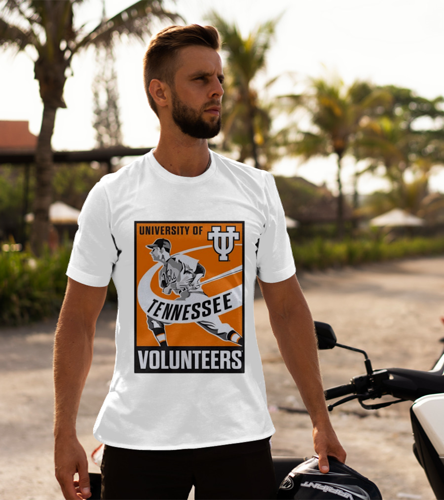University Of Tennessee Volunteers Baseball Batter Icon UT T-Shirt