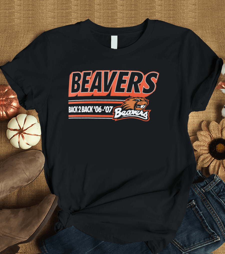 BEAVERS Back 2 Back '06 '07 T-Shirt