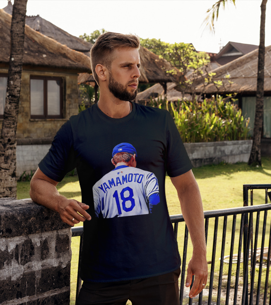 Yamamoto 18 Los Angeles Dodgers Baseball Jersey T-Shirt