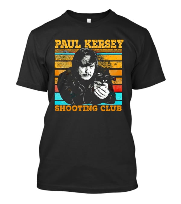 Paul Kersey Shooting Club Retro Style Gunman T-Shirt