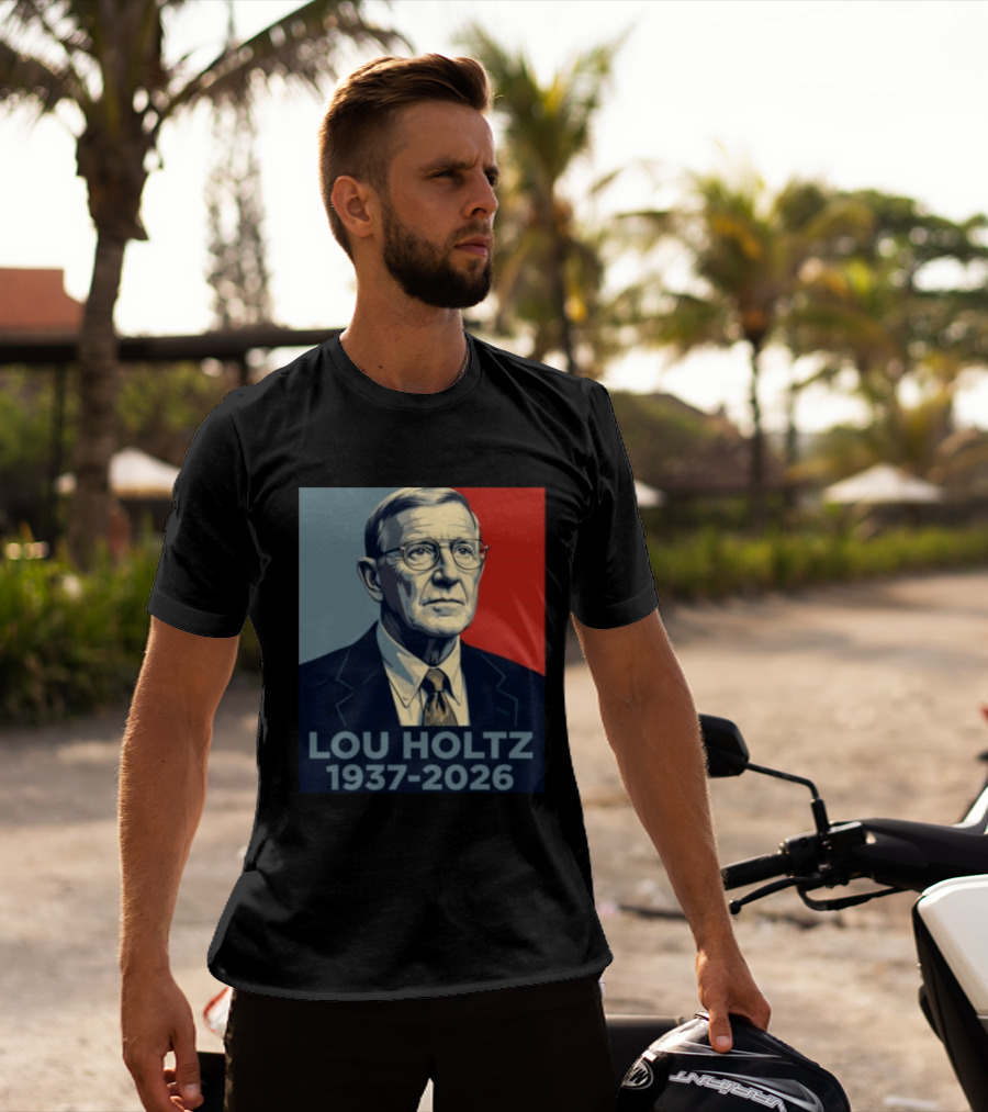 Lou Holtz 1937 2026 Memorial T-Shirt