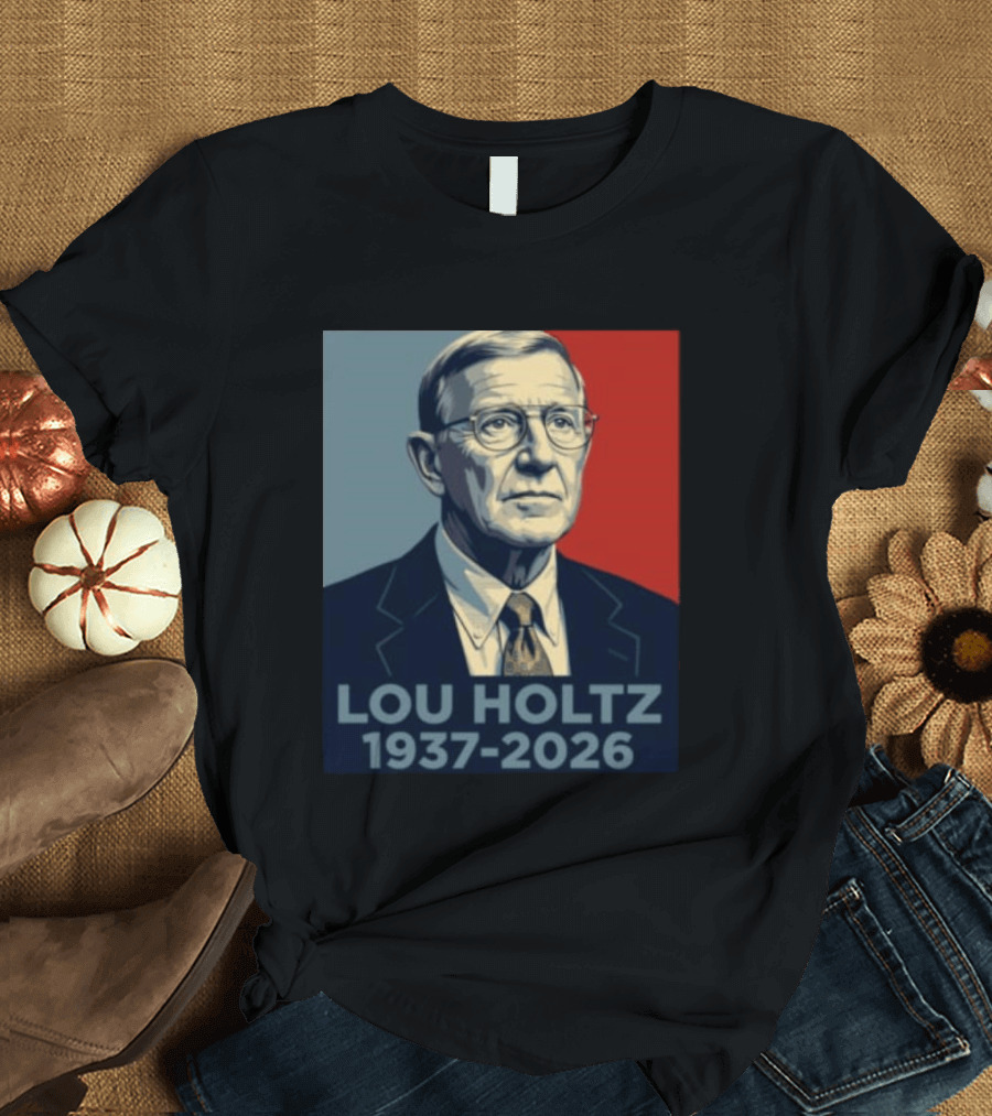 Lou Holtz 1937 2026 Memorial T-Shirt