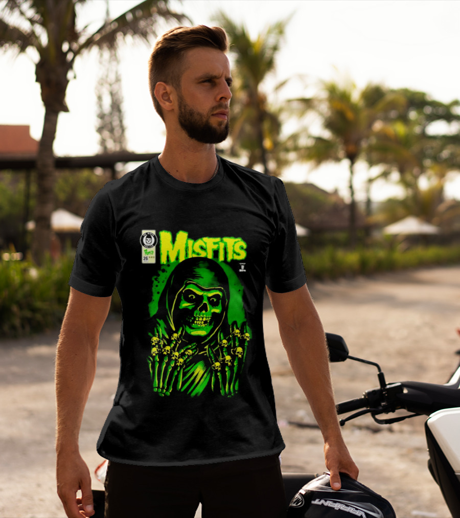 Misfits Crimson Ghost Reaper Emerald Hell Yesterdays WonderCon Anaheim 2026 Exclusives T-Shirt
