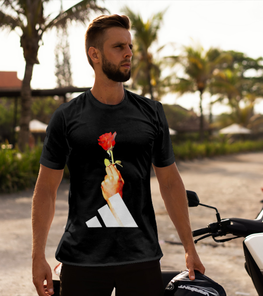 Derrick Rose Chicago Bulls Adidas Rose Hand T-Shirt