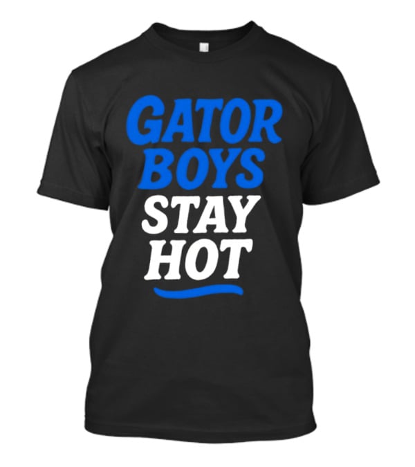 Florida Gator Boys Stay Hot Blue And White T-Shirt