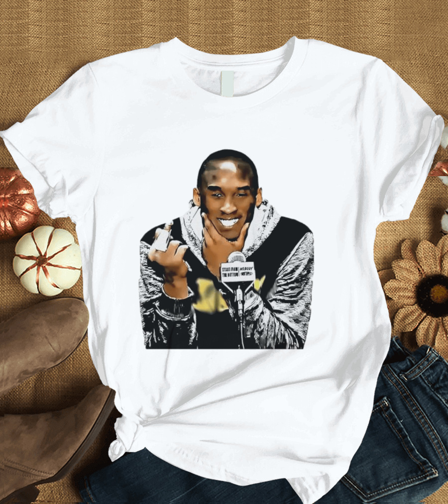 Kobe Bryant Iconic Middle Finger Moment At Press Conference T-Shirt