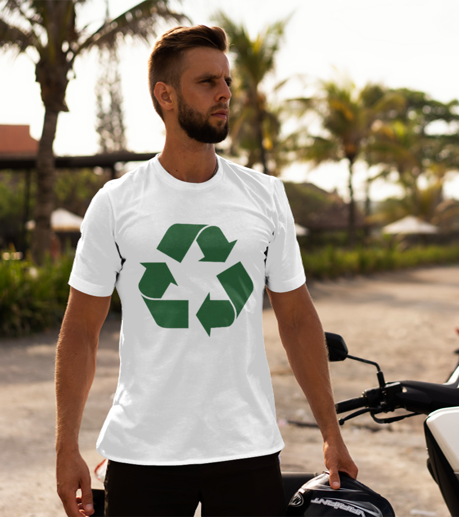 Sam Witwicky Recycle Symbol Eco Friendly Reminder T-Shirt