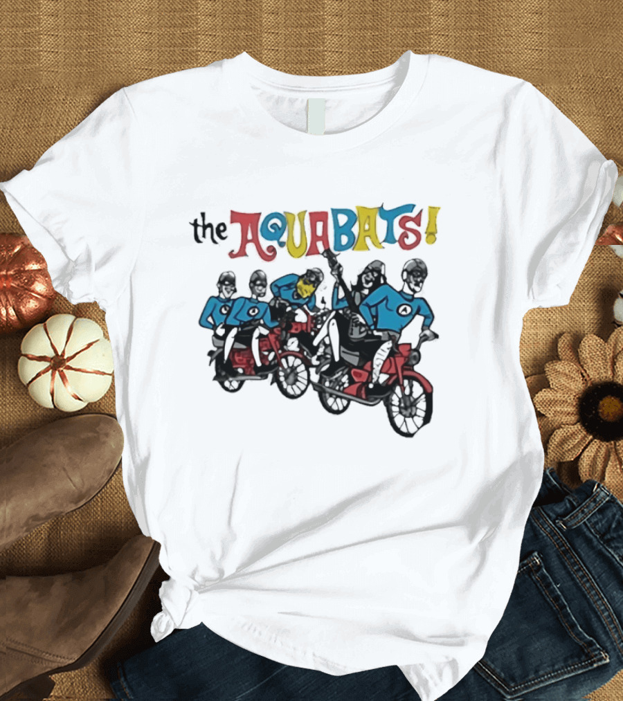 The Aquabats On Bike Rocking Guitar Adventure T-Shirt