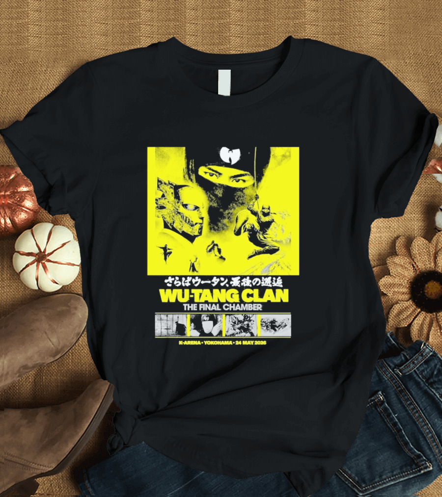 Wu Tang Clan Final Chamber Tour Yokohama Japan 2026 T-Shirt